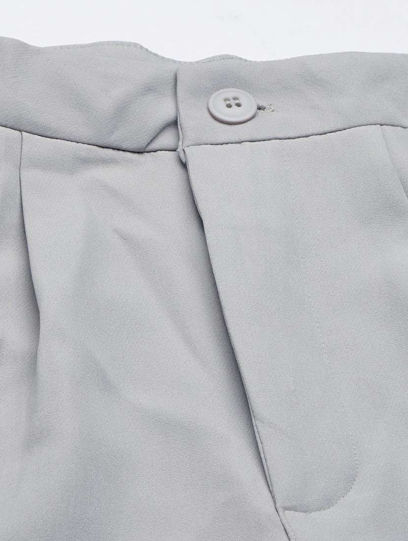 grey cotton trousers - 20610872 -  Standard Image - 8