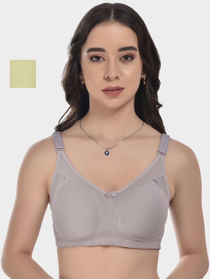 pack of 2 solid bras