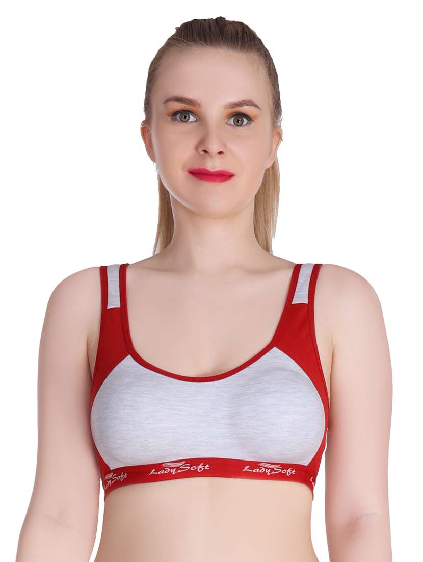 pack of 3 color block sports bra - 20611323 -  Standard Image - 3