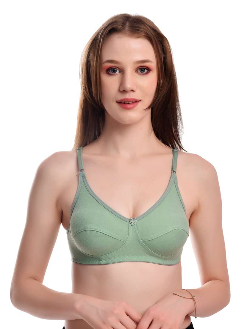 pack of 3 solid bras - 20611429 -  Standard Image - 5