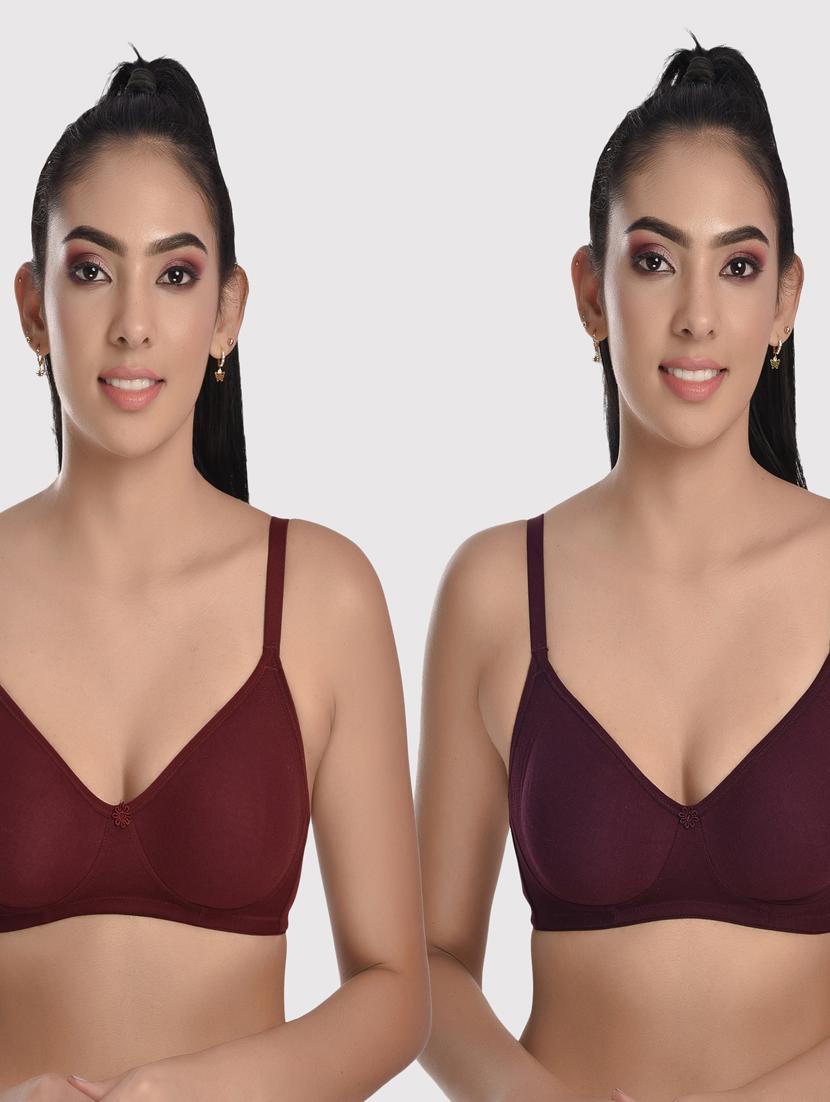 pack of 2 solid bras - 20611442 - Zoom Image - 0