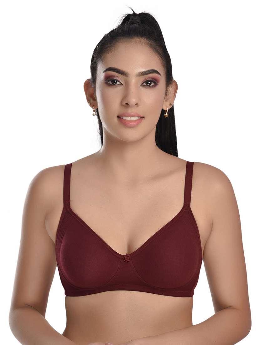 pack of 3 solid bras  - 20611460 -  Standard Image - 5