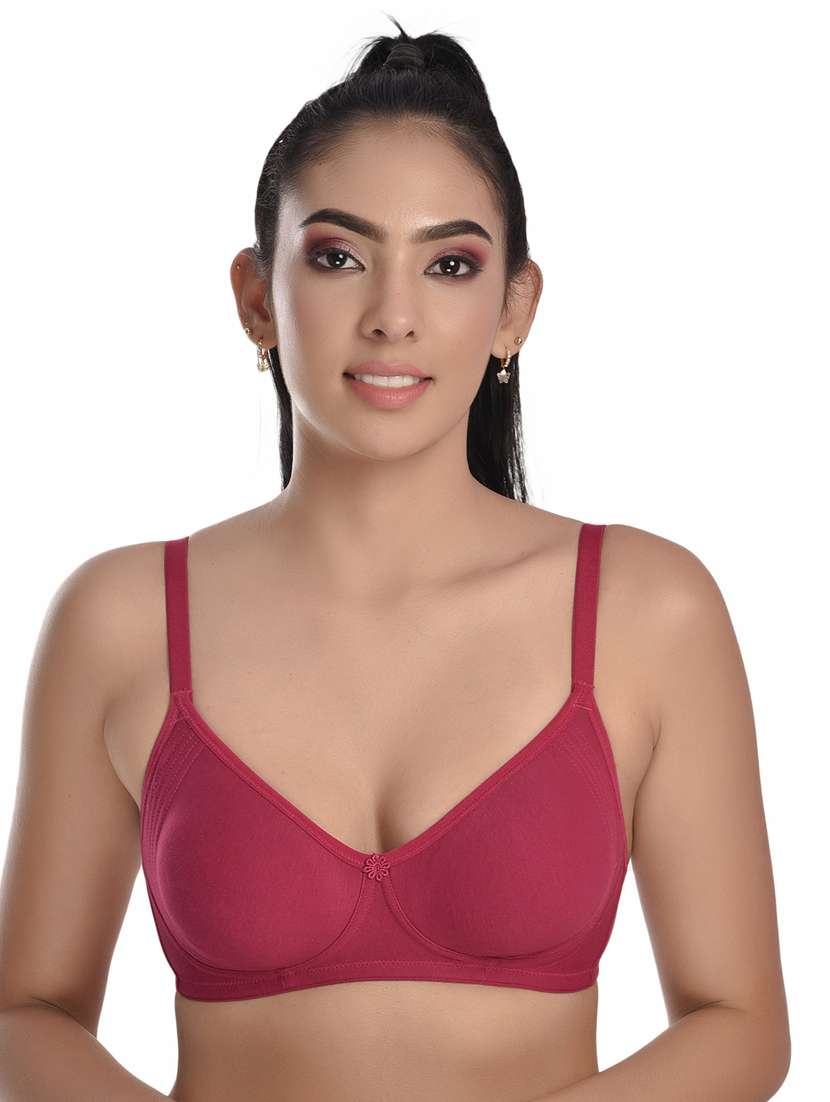 pack of 3 solid bras  - 20611464 -  Standard Image - 5