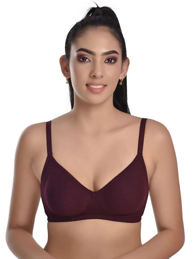 pack of 3 solid bras  - 20611467 -  Standard Image - 3