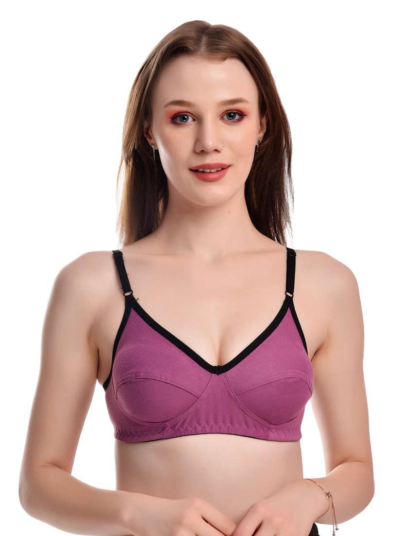 pack of 3 solid bras  - 20611494 -  Standard Image - 3