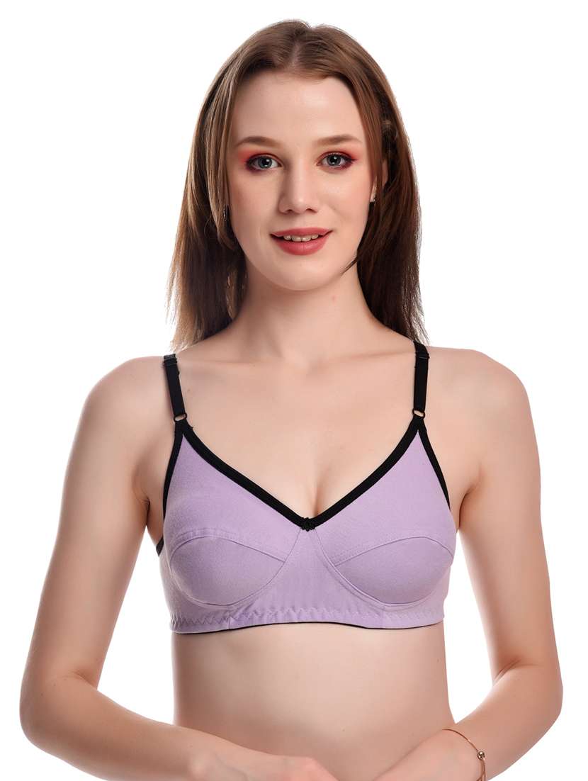 pack of 3 solid bras  - 20611494 -  Standard Image - 5