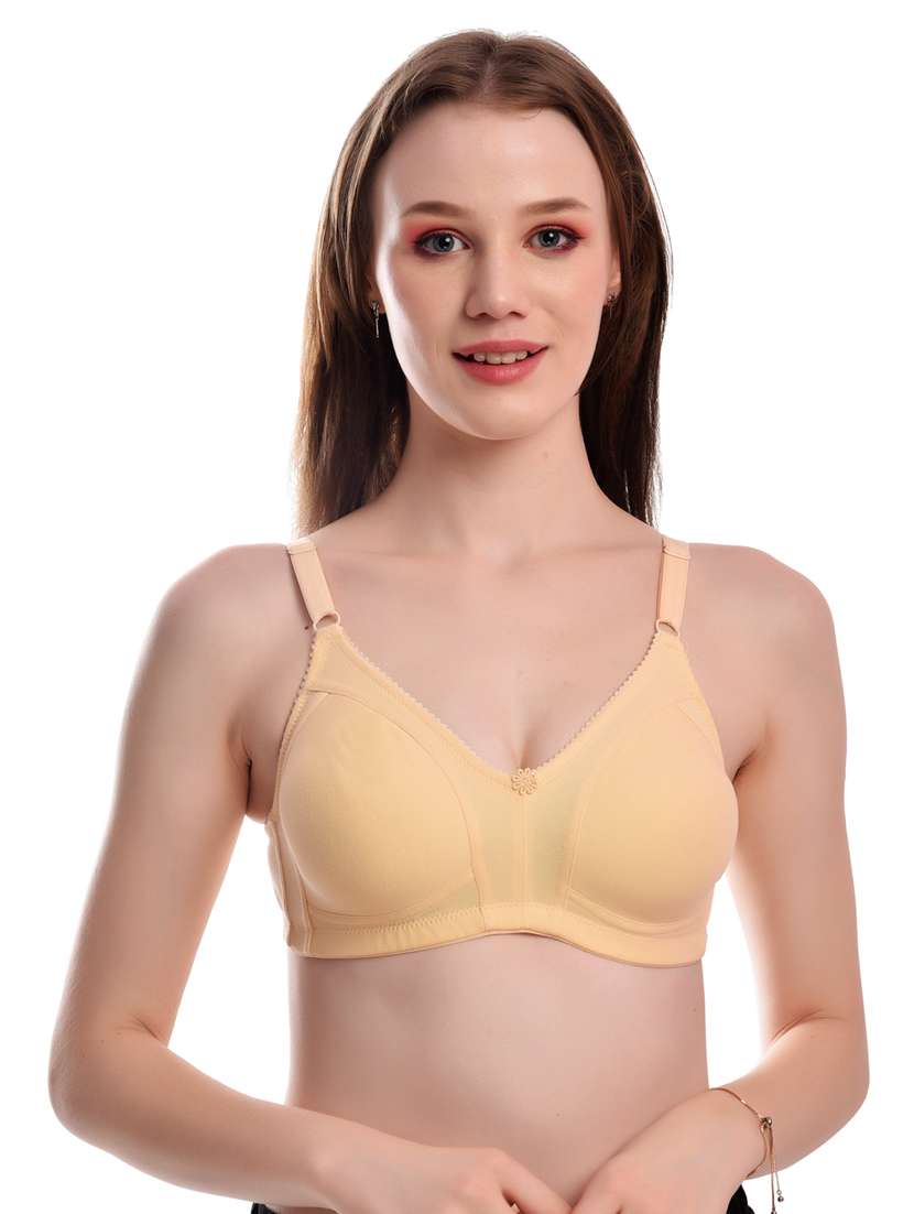 pack of 3 solid bras  - 20611557 -  Standard Image - 3