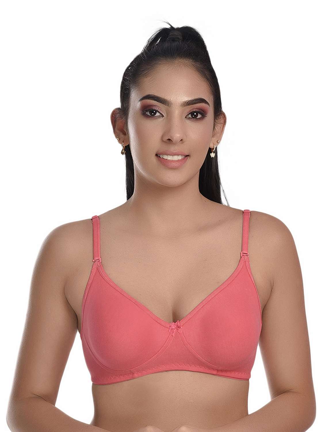 pack of 3 solid bras  - 20611604 -  Standard Image - 5