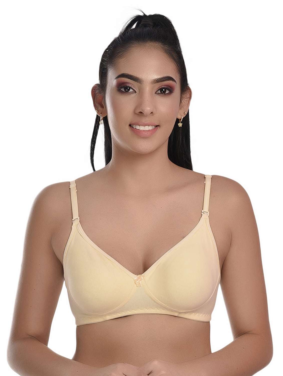 pack of 3 solid bras  - 20611609 -  Standard Image - 3