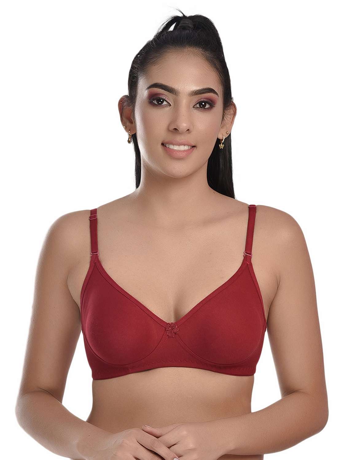 pack of 3 solid bras  - 20611613 -  Standard Image - 5