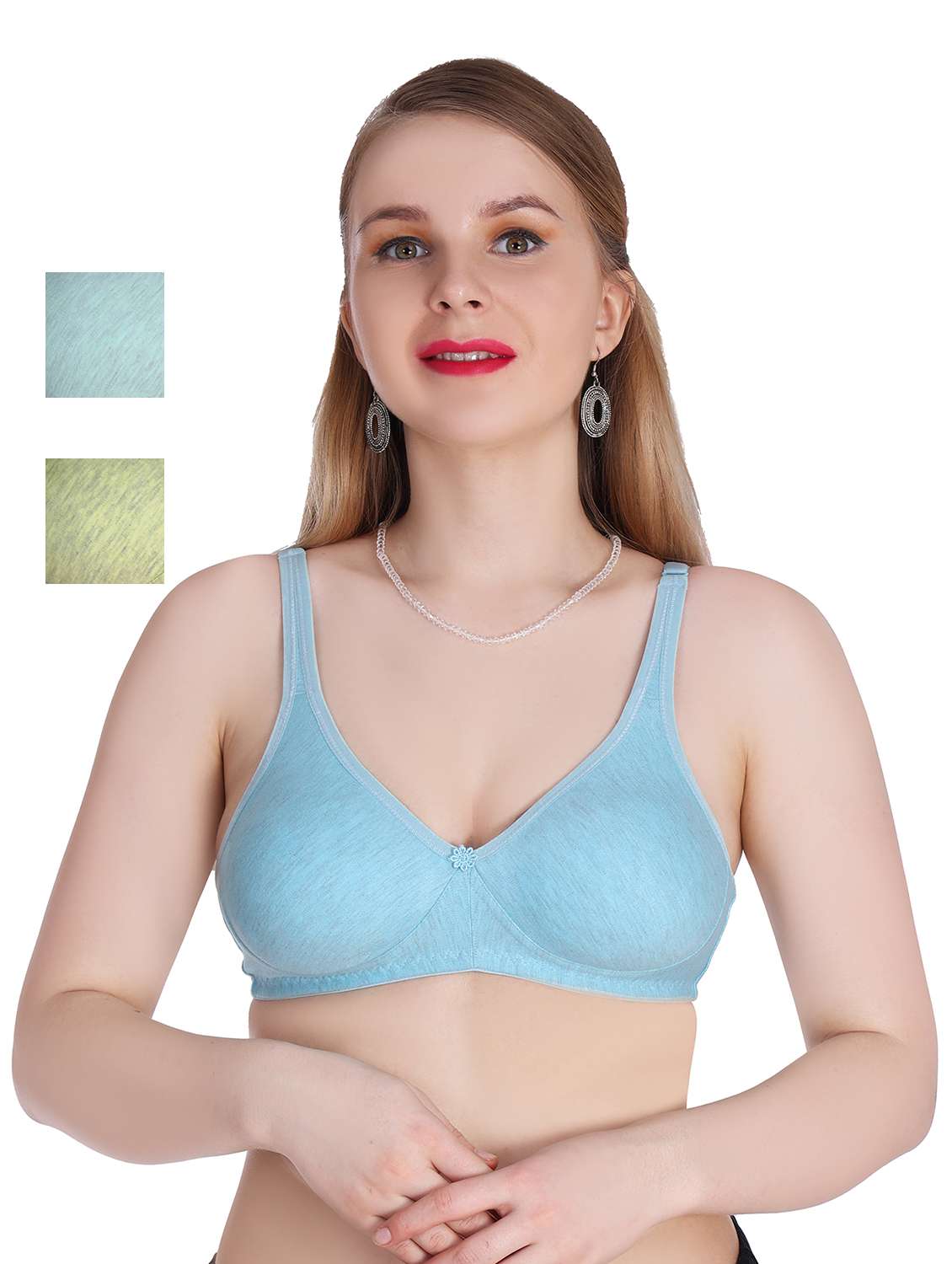 pack of 3 solid bras 