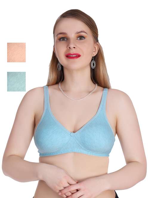 pack of 3 solid bras  - 20611626 -  Standard Image - 0