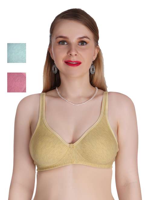 pack of 3 solid bras  - 20611627 -  Standard Image - 0