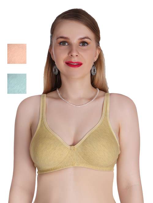 pack of 3 solid bras  - 20611632 -  Standard Image - 0
