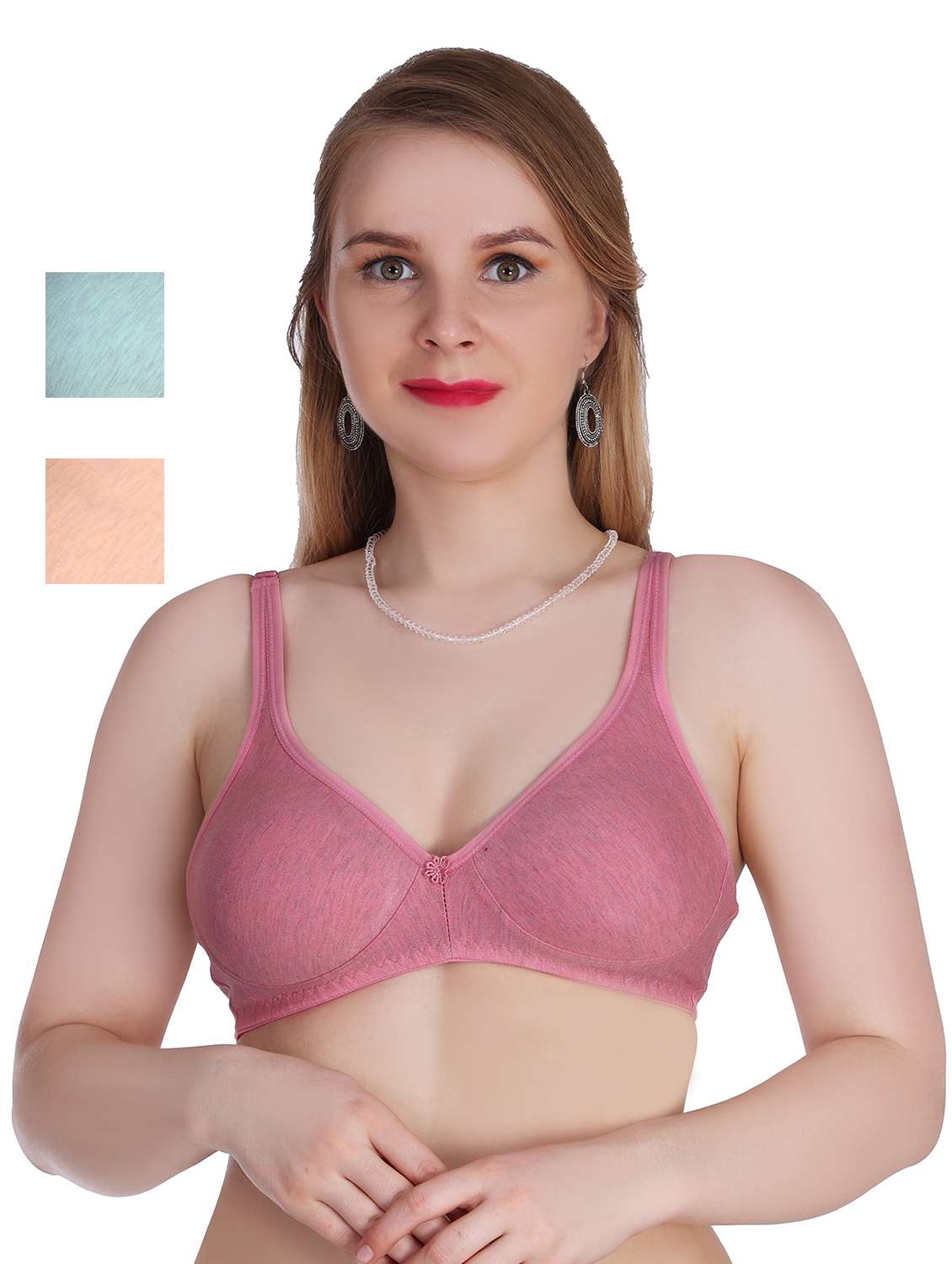 pack of 3 solid bras 