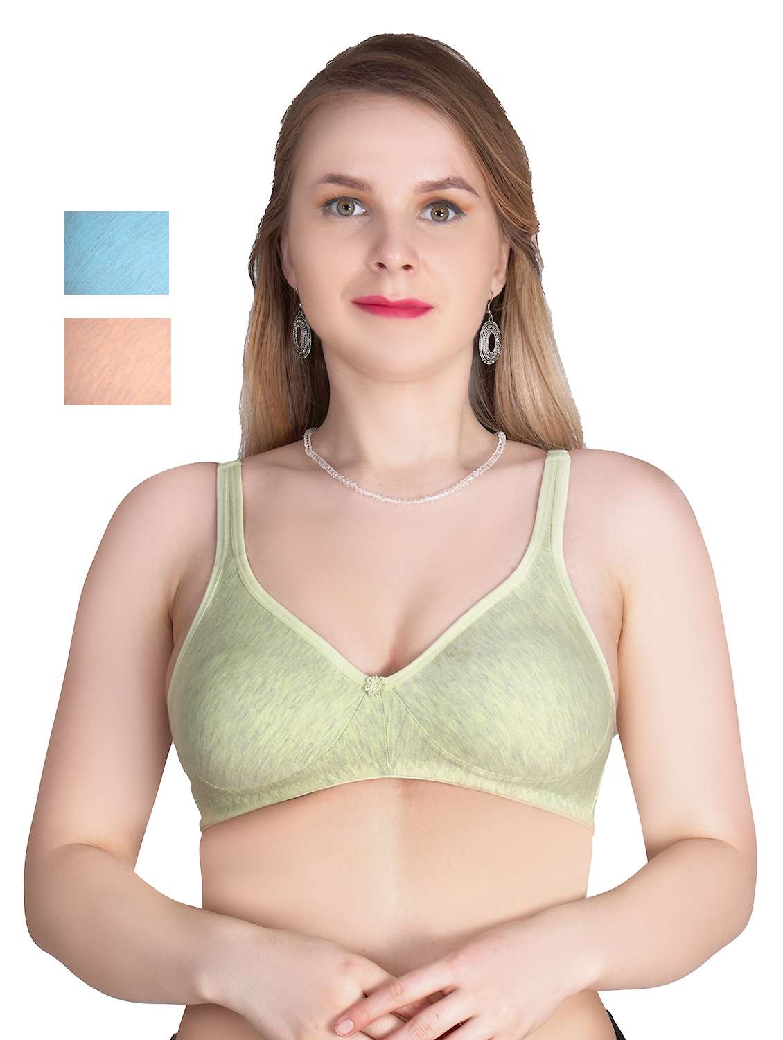 pack of 3 solid bras 