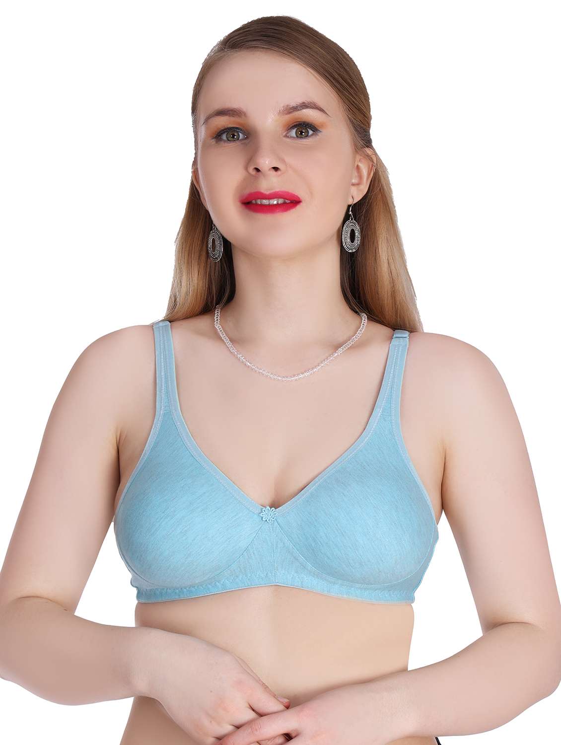 pack of 3 solid bras  - 20611638 -  Standard Image - 3