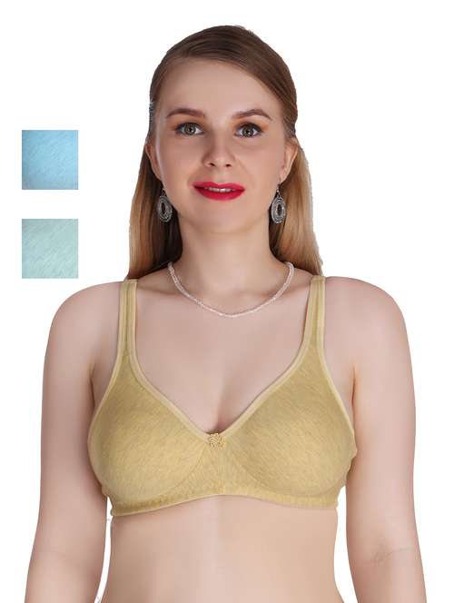 pack of 3 solid bras  - 20611643 -  Standard Image - 0