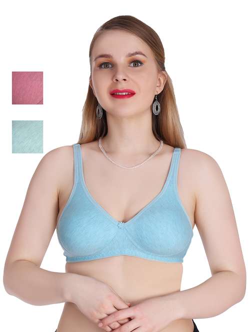 pack of 3 solid bras  - 20611644 -  Standard Image - 0