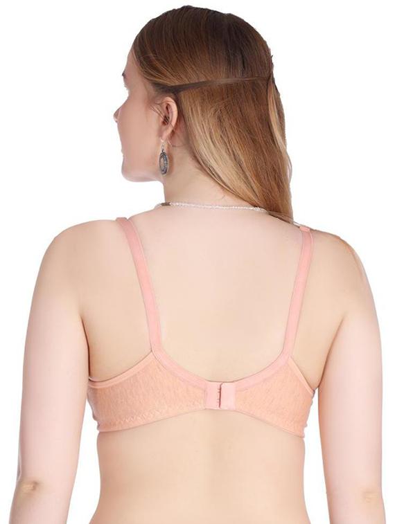 beige cotton blend regular bra - 20611648 - Standard Image - 3