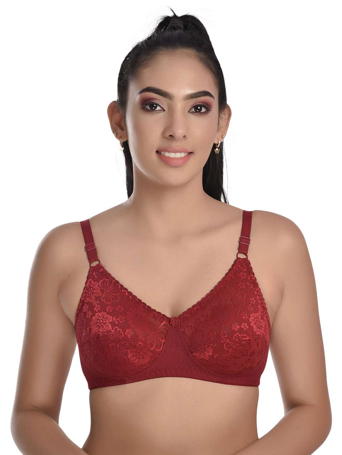 pack of 3 solid bras  - 20611739 -  Standard Image - 3