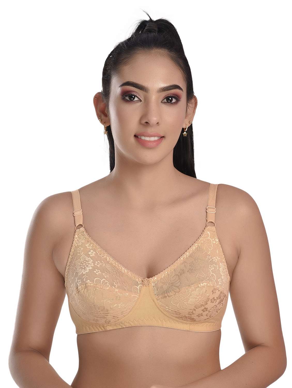 pack of 3 solid bras  - 20611739 -  Standard Image - 5