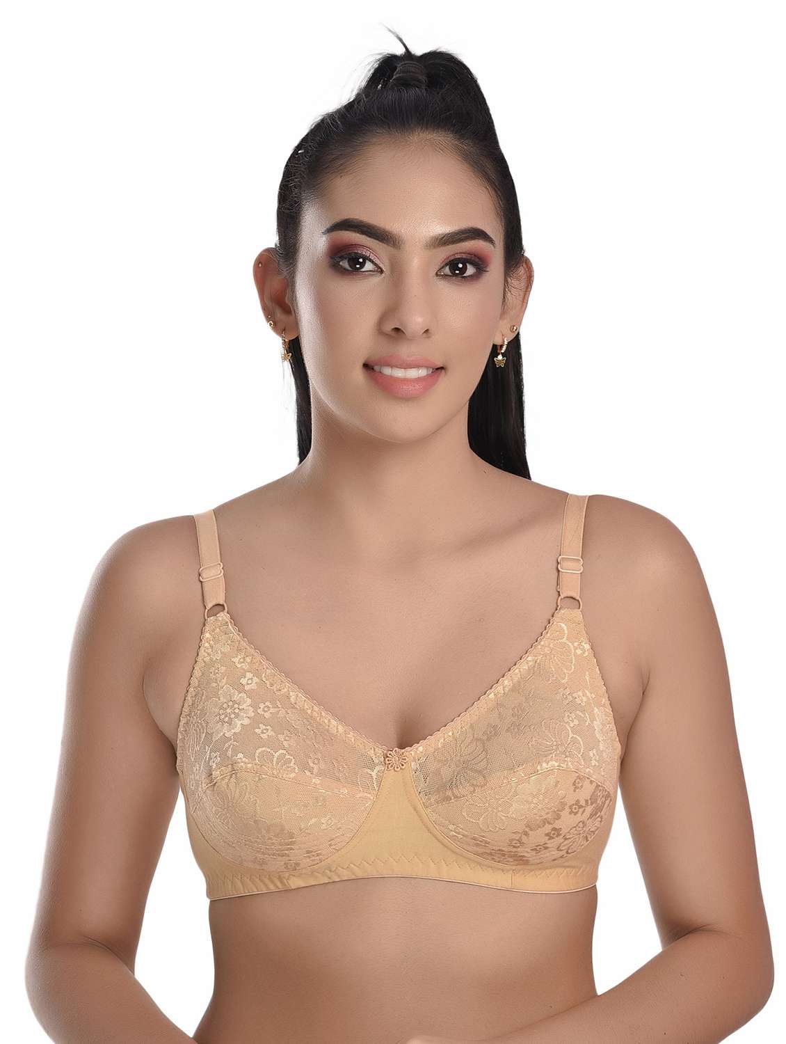 pack of 3 solid bras  - 20611751 -  Standard Image - 5