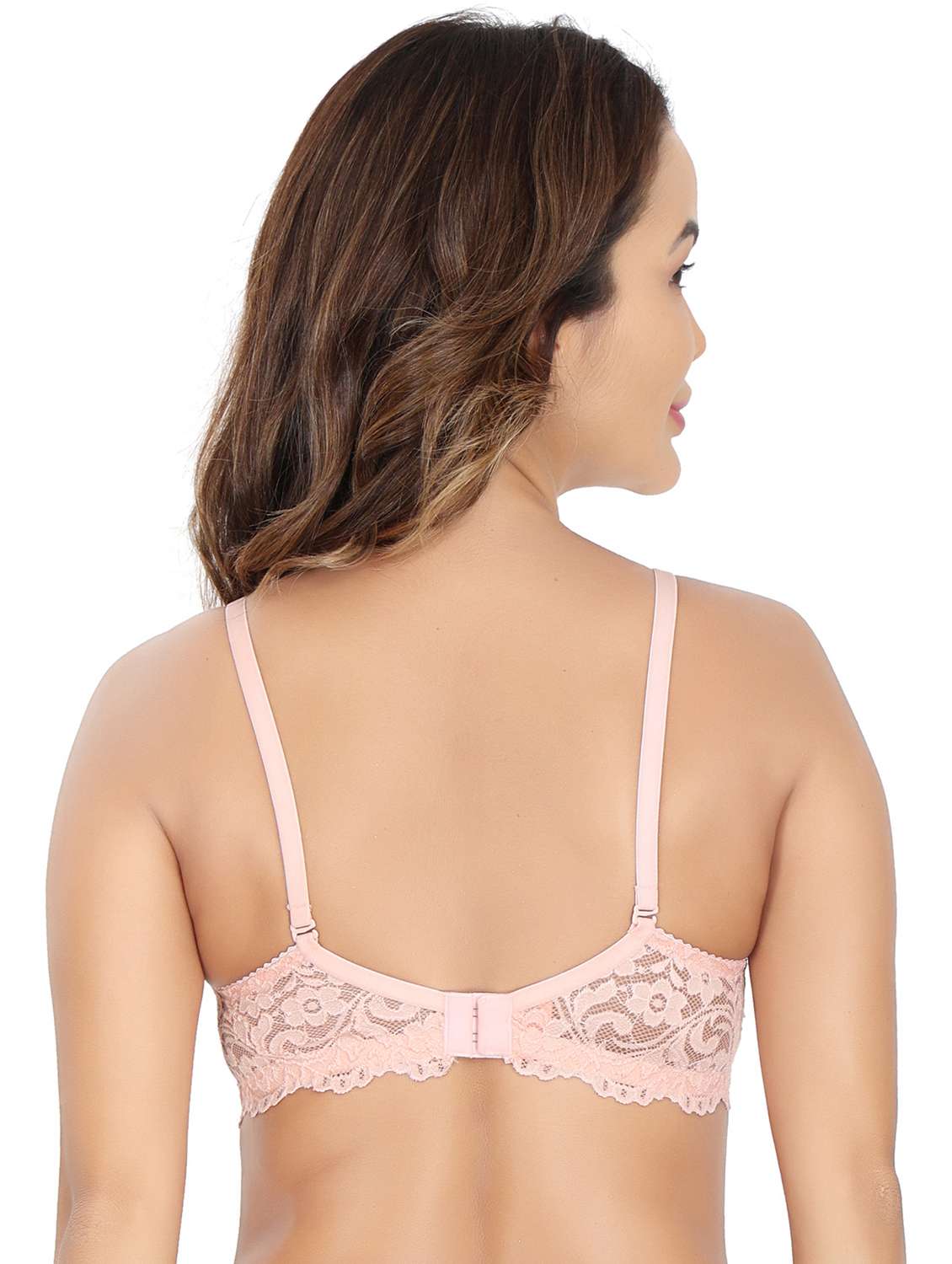 peach net regular bra - 20611752 -  Standard Image - 3