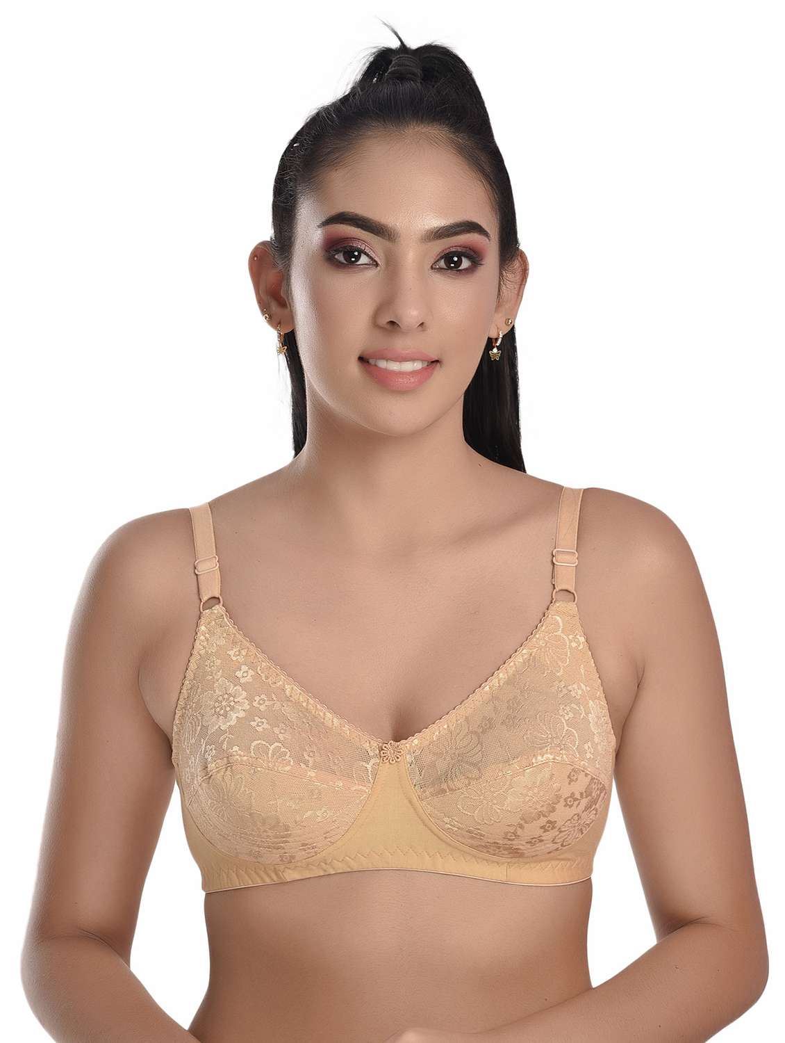 pack of 3 solid bras  - 20611756 -  Standard Image - 3