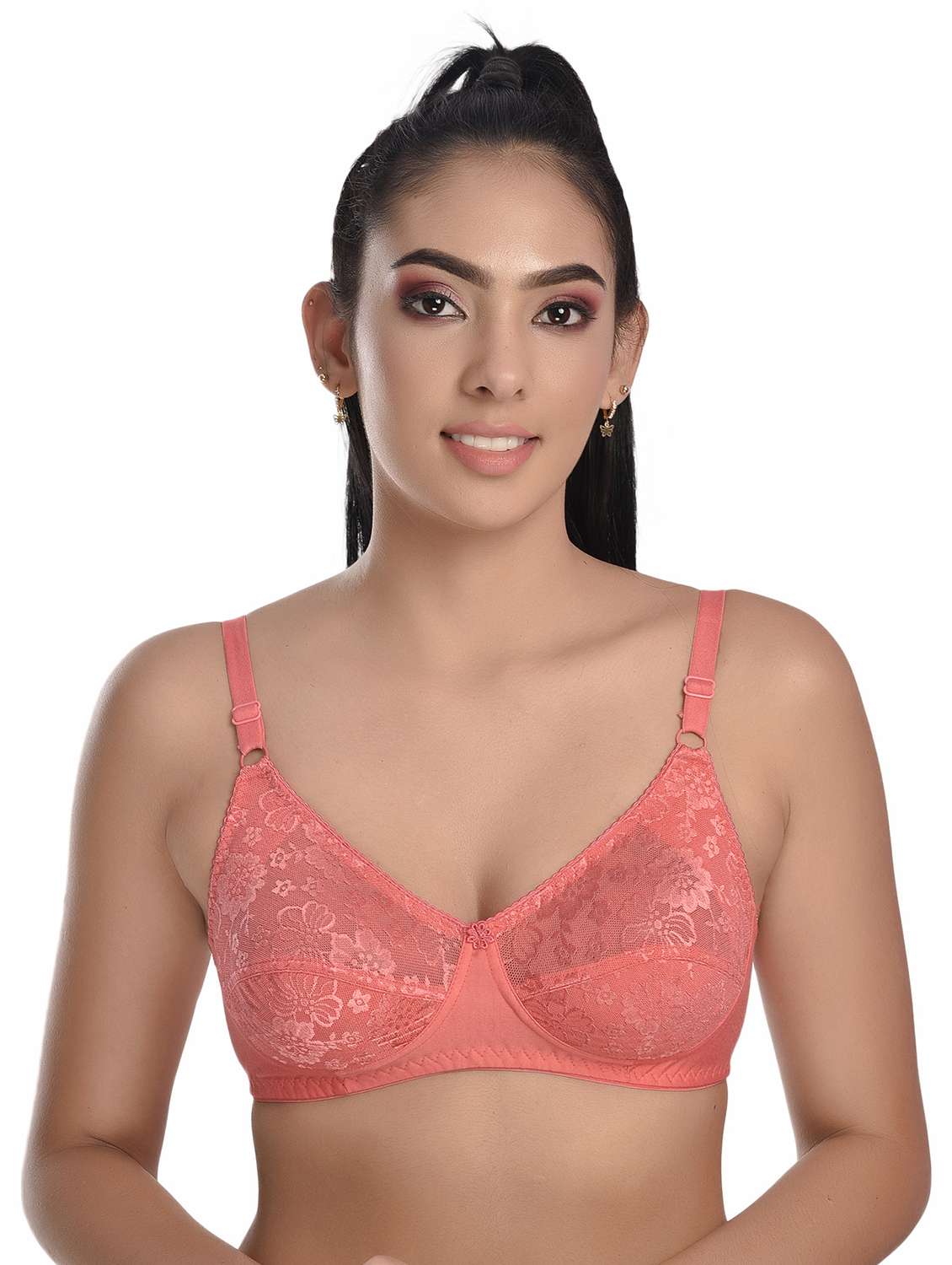 pack of 3 solid bras  - 20611756 -  Standard Image - 5