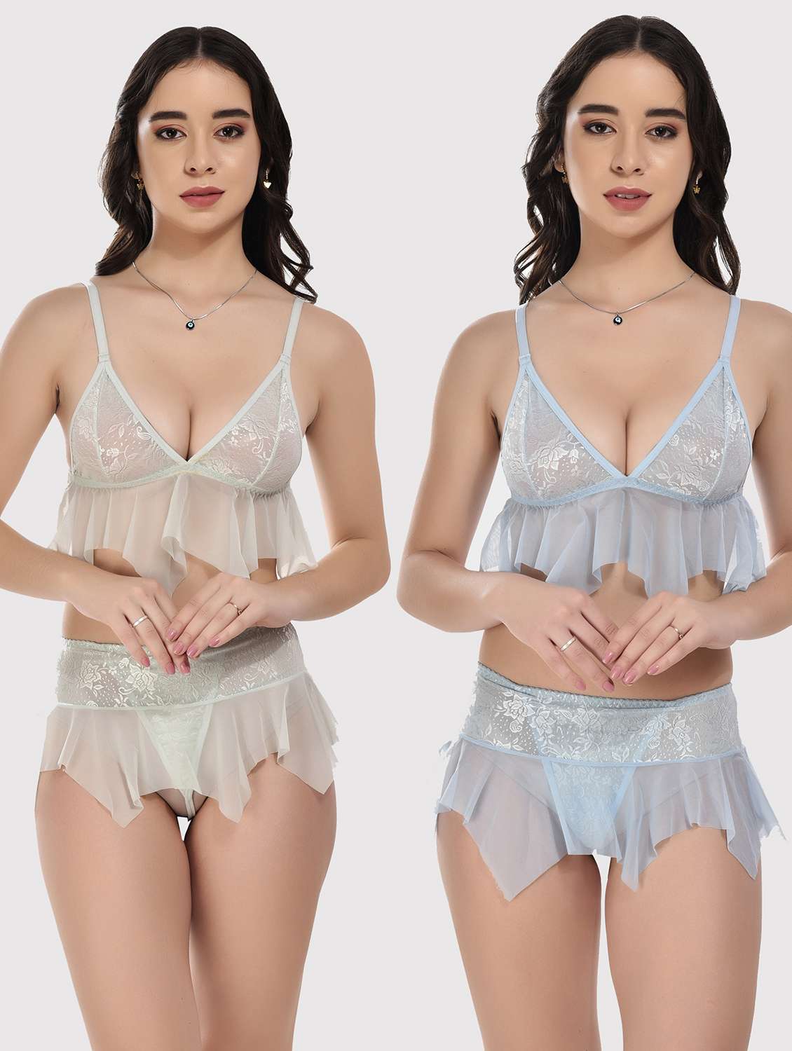 pack of 2 bralette and thongs set