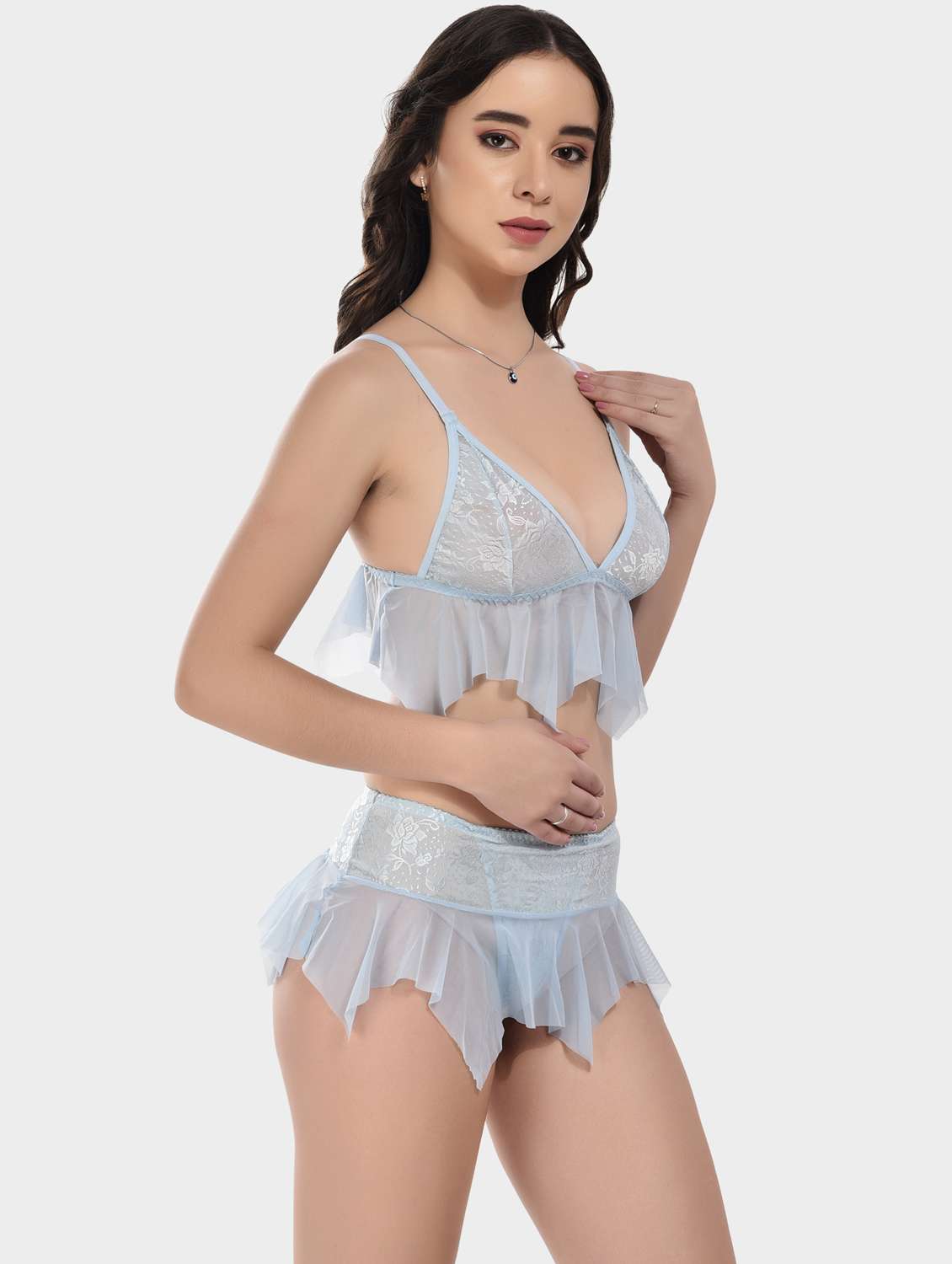 pack of 2 bralette and thongs set - 20611934 -  Standard Image - 3