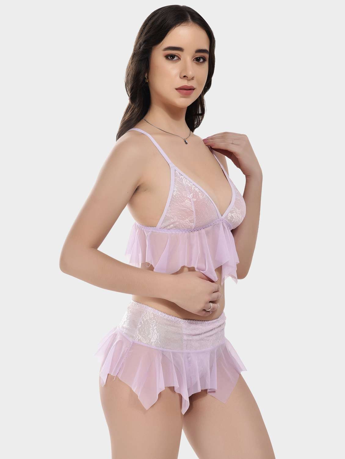 pack of 2 bralette and thongs set - 20611936 -  Standard Image - 3