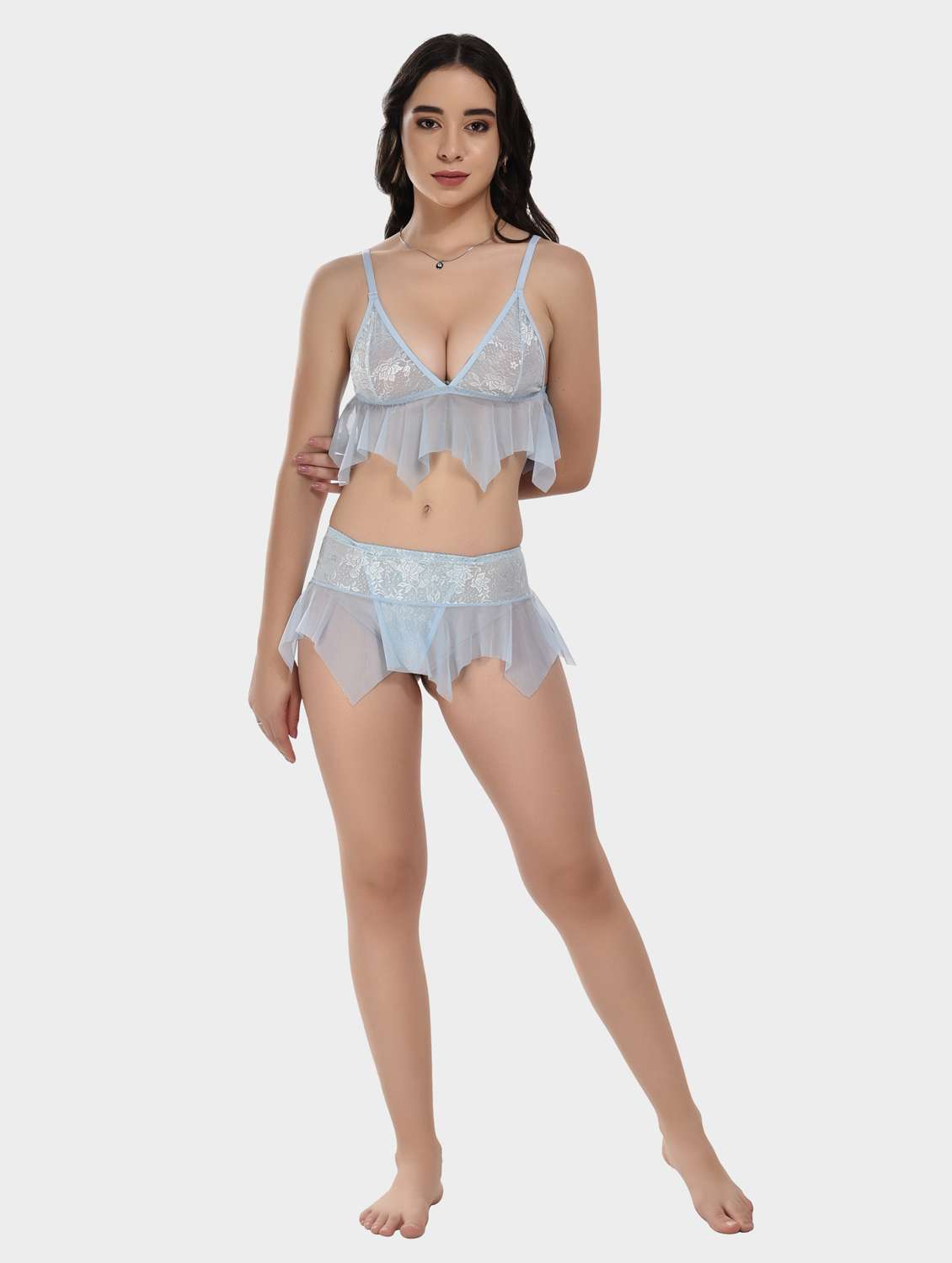 pack of 2 bralette and thongs set - 20611948 -  Standard Image - 3
