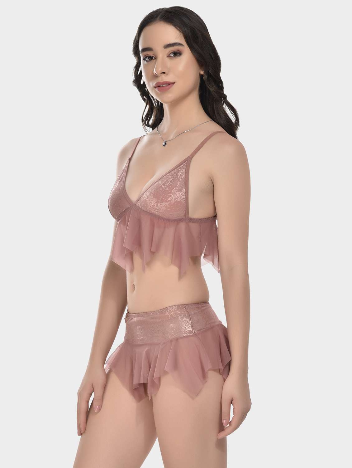 pack of 2 bralette and thongs set - 20611953 -  Standard Image - 3