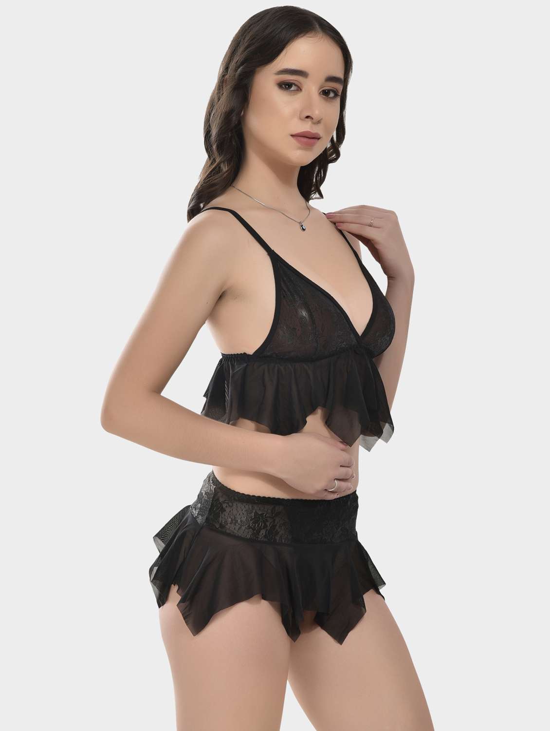pack of 2 bralette and thongs set - 20611962 -  Standard Image - 3