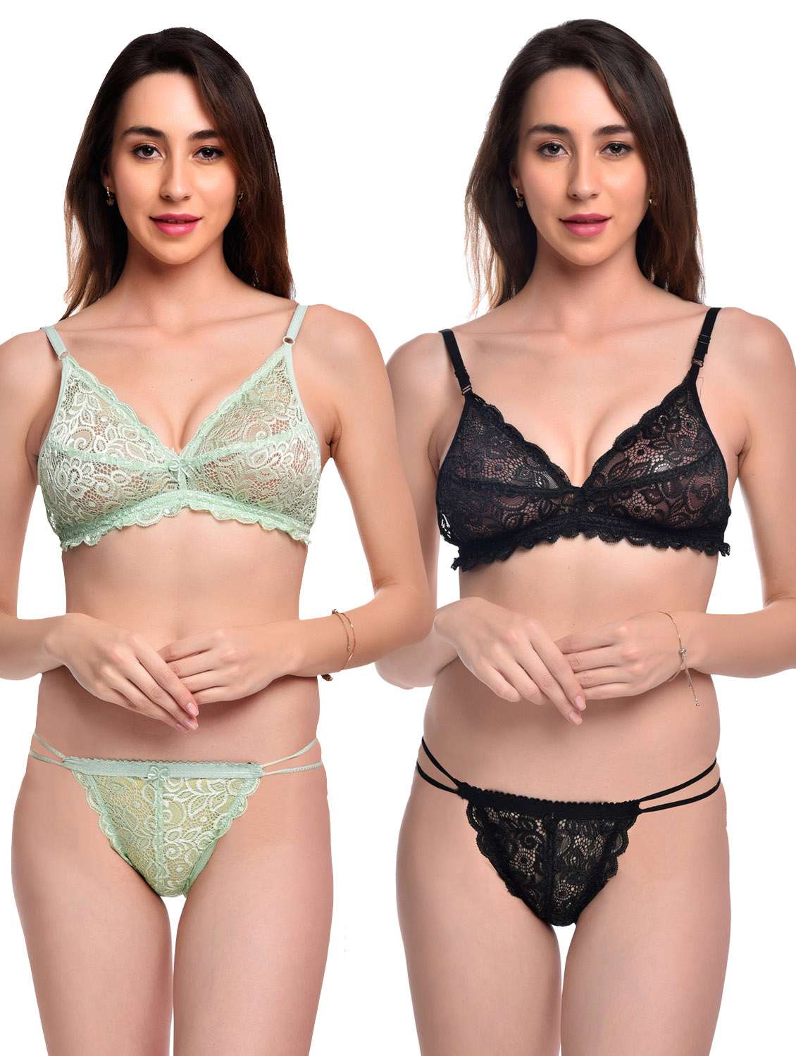 pack of 2 bra and panty set - 20611999 -  Zoom Image - 0