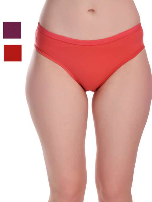 pack of 3 solid hipster panties - 20612142 -  Standard Image - 0