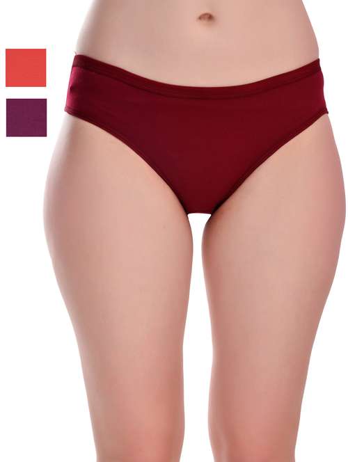 pack of 3 solid hipster panties - 20612174 - Standard Image - 0