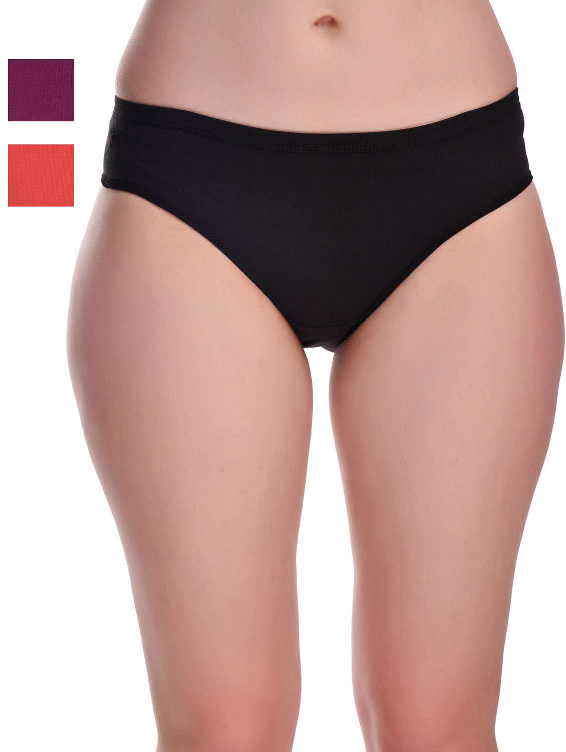 pack of 3 solid hipster panties - 20612178 -  Zoom Image - 0