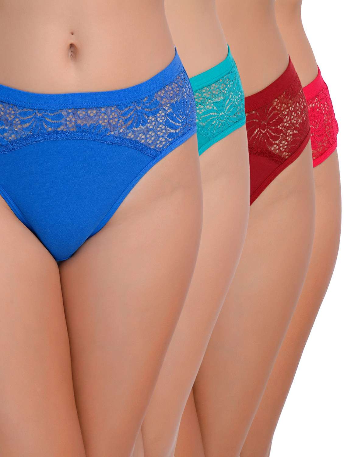 pack of 4 hipster panties