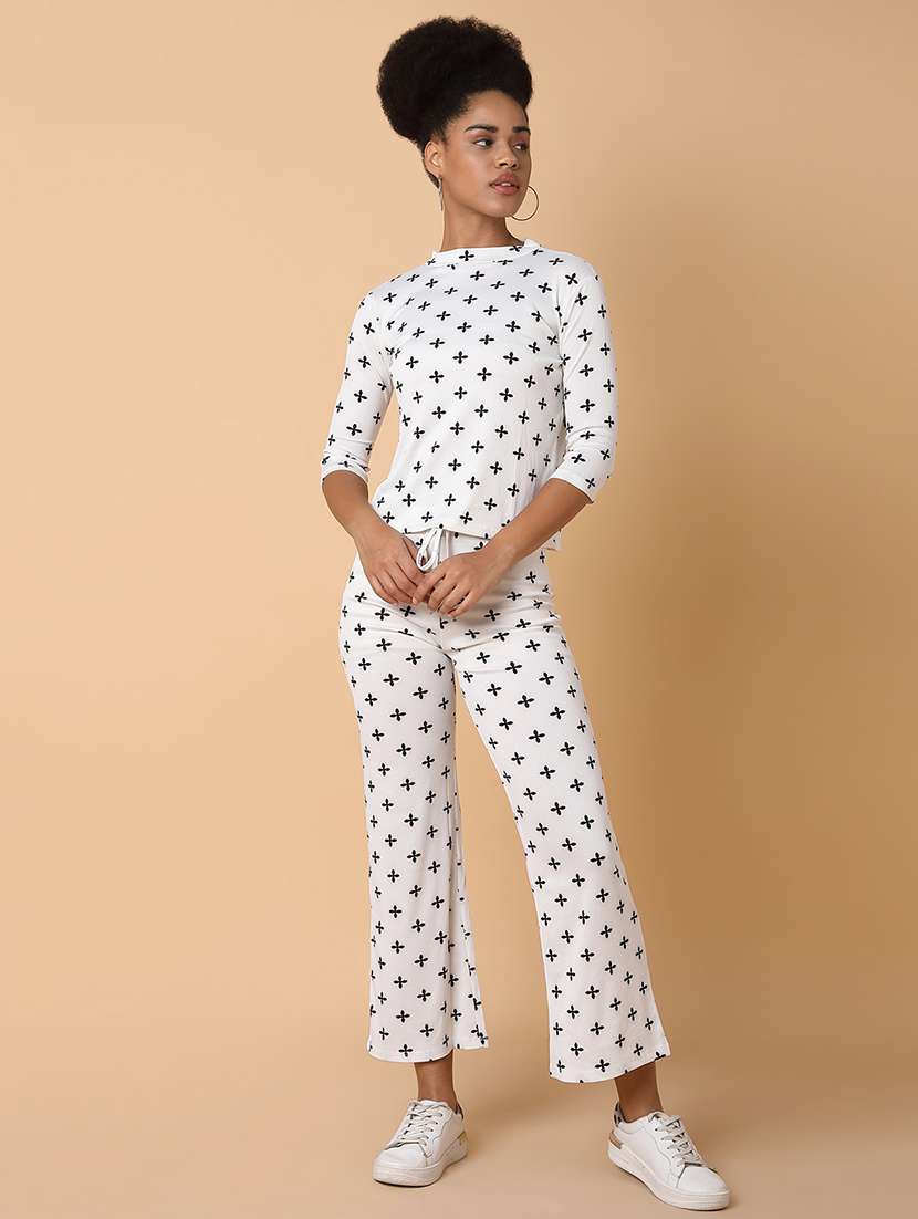 women printed top and trouser co-ord set - 20612655 - Zoom Image - 0