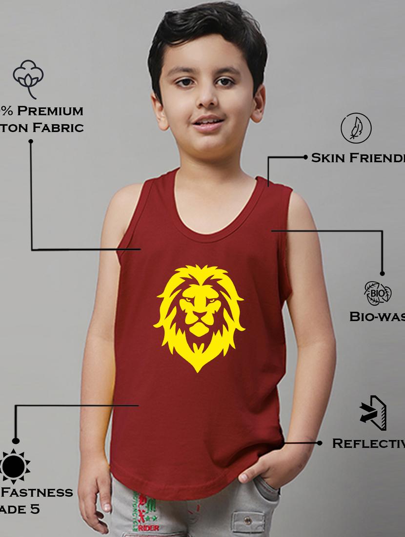 boy printed vest - 20612751 - Standard Image - 3