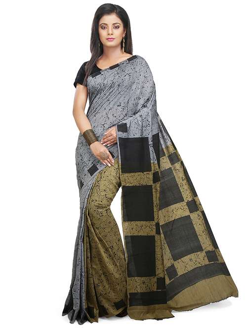 women multi color printed saree with blouse - 20614051 -  Standard Image - 0