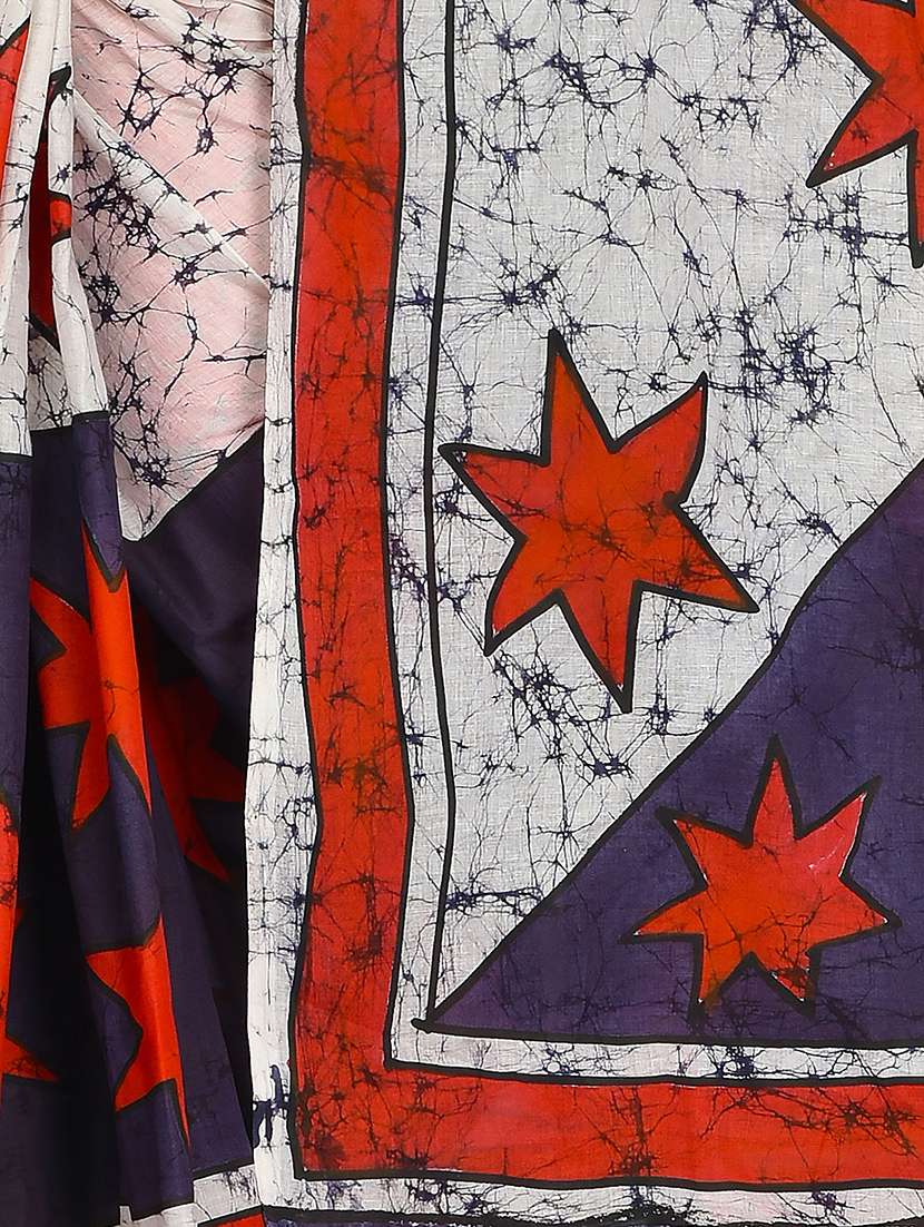 women multi color printed saree with blouse - 20614226 -  Standard Image - 3