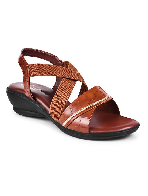 women brown ankle strap sandal - 20614467 - Zoom Image - 0