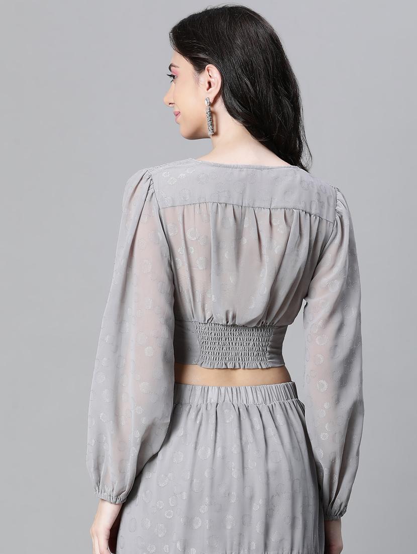 women self designed puff sleeves top - 20615242 - Standard Image - 3