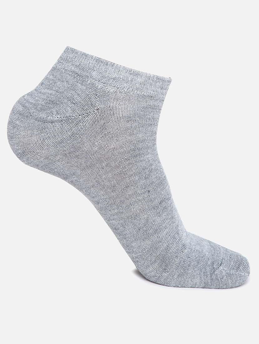 set of 4 multi colored cotton ankle length sock - 20615308 -  Standard Image - 3