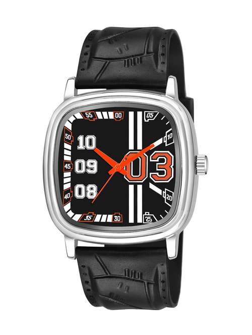 square dial analog watch for men - 20616499 -  Standard Image - 0