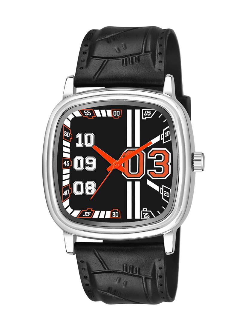 square dial analog watch for men - 20616499 -  Zoom Image - 0
